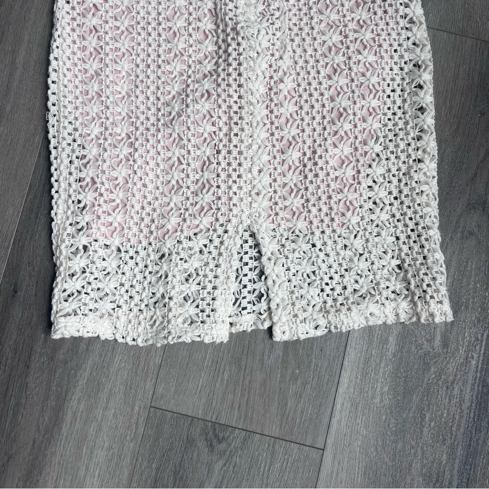 Free People midi skirt crocheted detail size 4 - Picture 9 of 12
